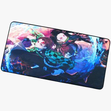 Килимок для миші аніме Rail Demon Slayer Tanjirou Nezuko Kamado DS1 фото 1